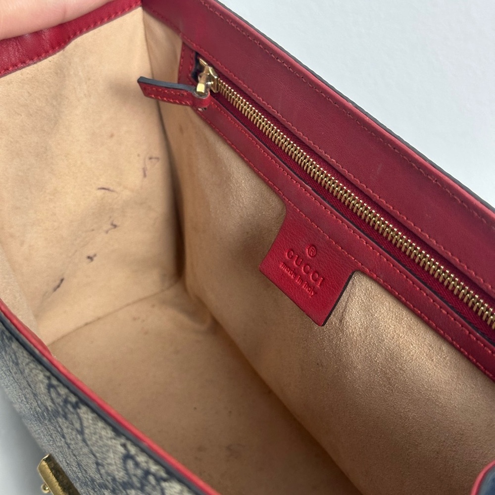 💯Authentic Gucci Padlock GG Supreme chain shoulder bag🍀 - Picture 11 of 16